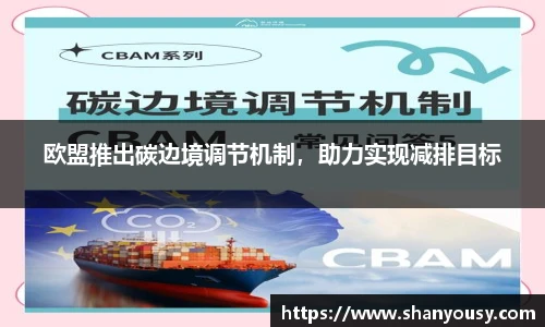 欧盟推出碳边境调节机制，助力实现减排目标