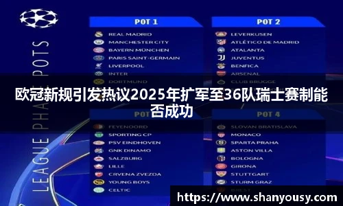 欧冠新规引发热议2025年扩军至36队瑞士赛制能否成功