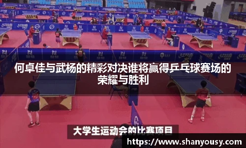 何卓佳与武杨的精彩对决谁将赢得乒乓球赛场的荣耀与胜利